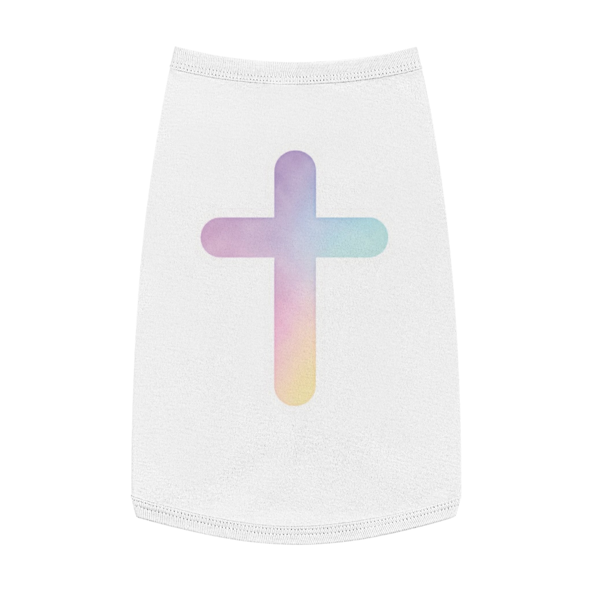 Pastel Cross Pet Tee