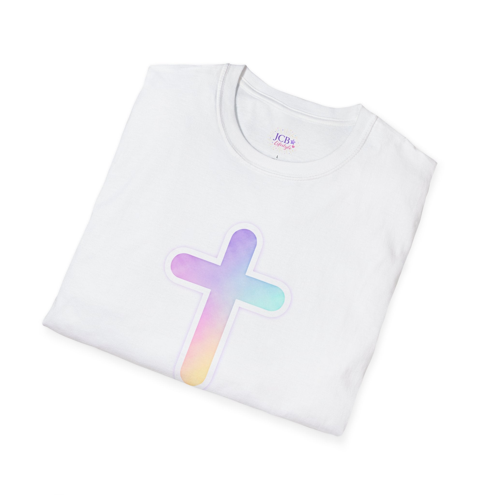 Pastel Cross Faith Tee